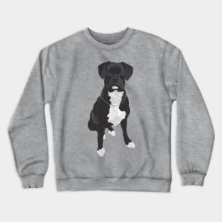 The Black & White Boxer Crewneck Sweatshirt